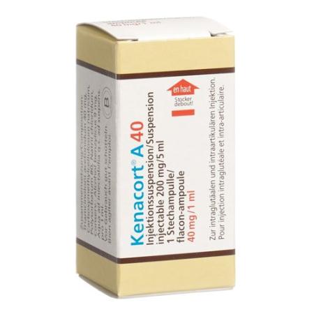 Kenacort A 40 Injektionssuspension 200 mg / 5 ml Durchstf 5 ml - PrimeCare Global