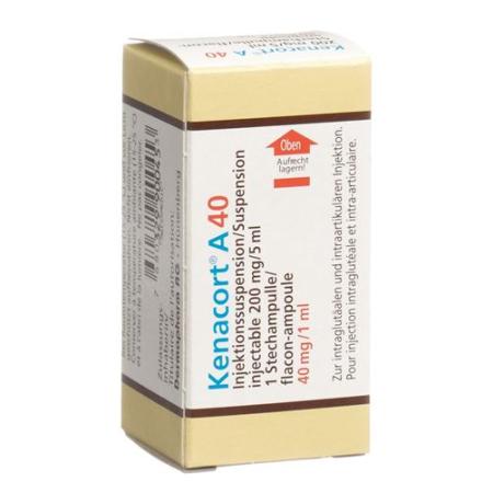 Kenacort A 40 Injektionssuspension 200 mg / 5 ml Durchstf 5 ml - PrimeCare Global