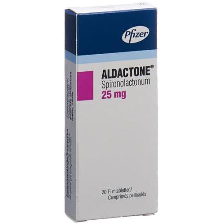Aldactone 25 mg 20 filmtablets - PrimeCare Global