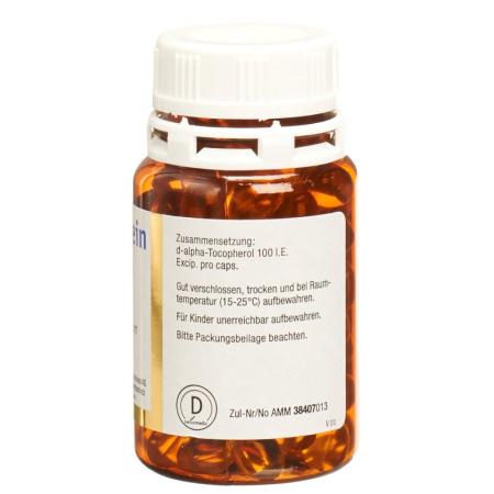 Burgerstein Vitamin E Capsules 100 IU Ds 100 pieces - PrimeCare Global