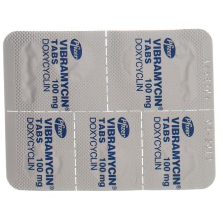 Vibramycin 100 mg 25 tablets - PrimeCare Global