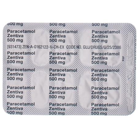 Paracetamol Zentiva Tabl 500 mg 20 pcs - PrimeCare Global