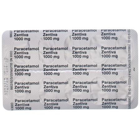 PARACETAMOL Zentiva Tabl 1000 mg - PrimeCare Global