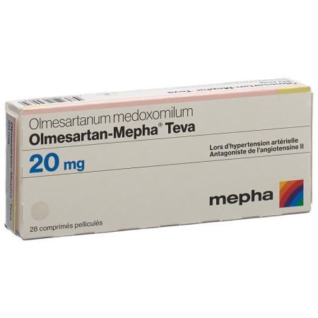 OLMESARTAN Mepha Teva film tablets 20 mg - PrimeCare Global