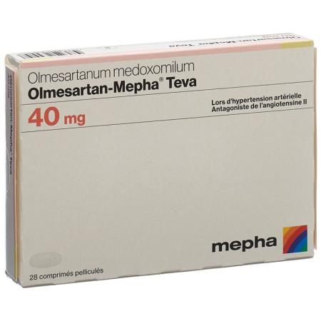 Olmesartan-Mepha Teva Filmtabl 40 mg 98 pcs - PrimeCare Global
