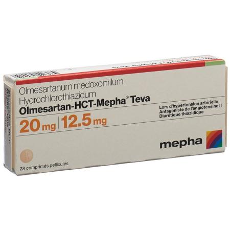OLMESARTAN HCT Mepha Teva 20mg/12.5mg - PrimeCare Global