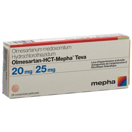 OLMESARTAN HCT Mepha Teva 20mg/25mg - PrimeCare Global