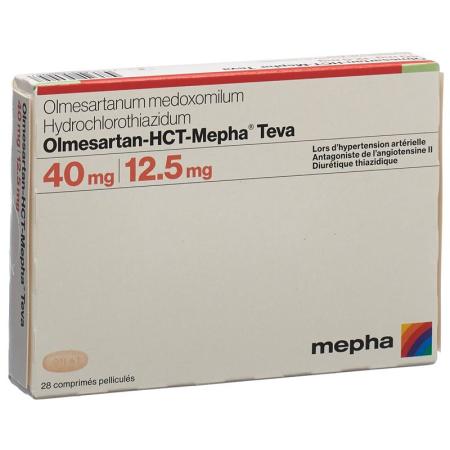 OLMESARTAN HCT Mepha Teva 40mg/12.5mg - PrimeCare Global