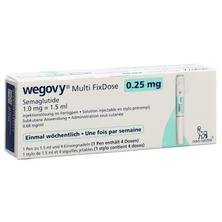 Wegovy Multi FixDose Inj Lös 0.25 mg Fertpen - PrimeCare Global