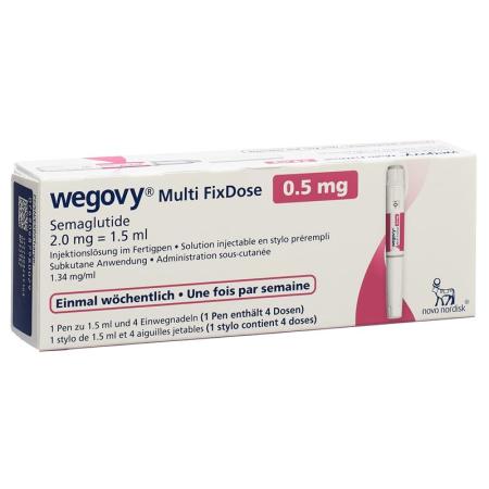 Wegovy Multi FixDose Inj Lös 0.5 mg Fertpen - PrimeCare Global
