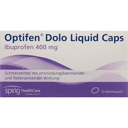 OPTIFEN Dolo Liquid Caps 400 mg - PrimeCare Global