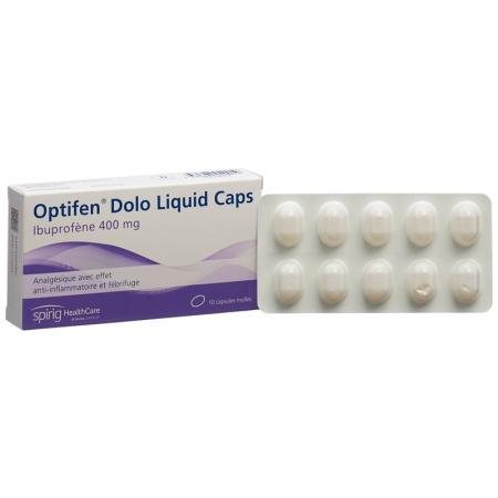 OPTIFEN Dolo Liquid Caps 400 mg - PrimeCare Global