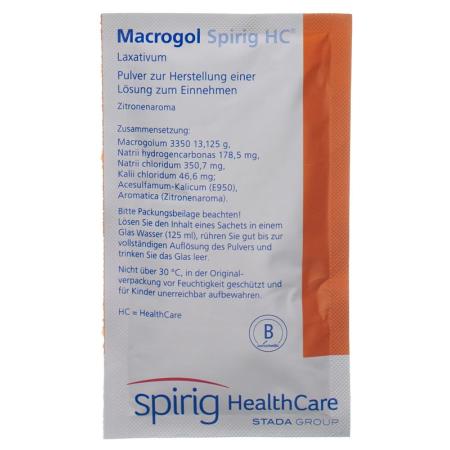 MACROGOL Spirig HC Plv - PrimeCare Global