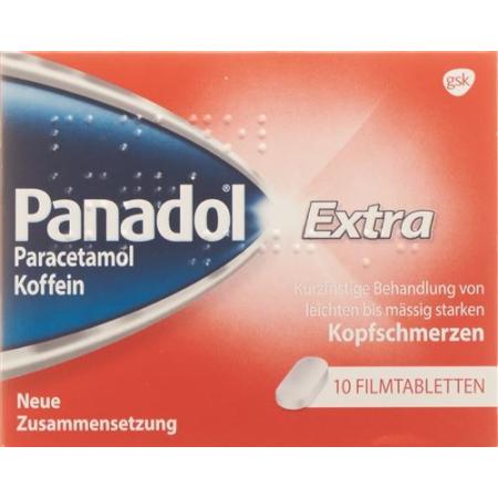 Panadol Extra film-coated tablets 500 mg 10 pcs - PrimeCare Global