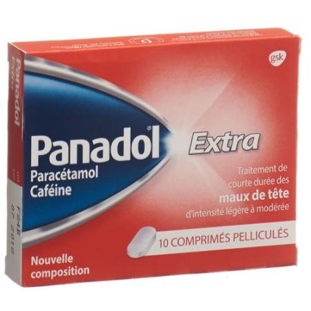 Panadol Extra film-coated tablets 500 mg 10 pcs - PrimeCare Global