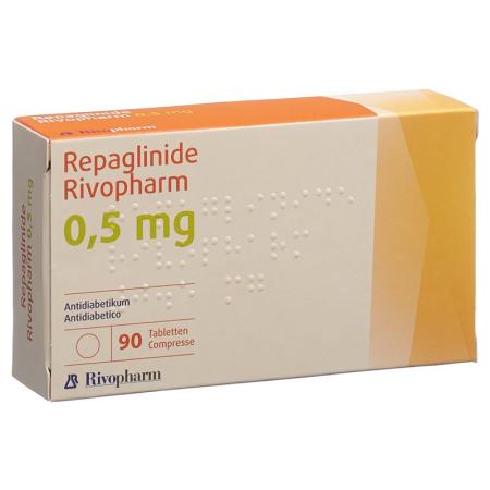 REPAGLINIDE Rivopharm Tabl 0.5 mg - PrimeCare Global