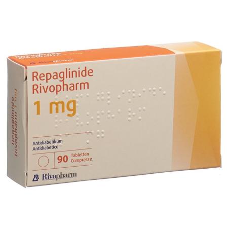REPAGLINIDE Rivopharm Tabl 1 mg - PrimeCare Global