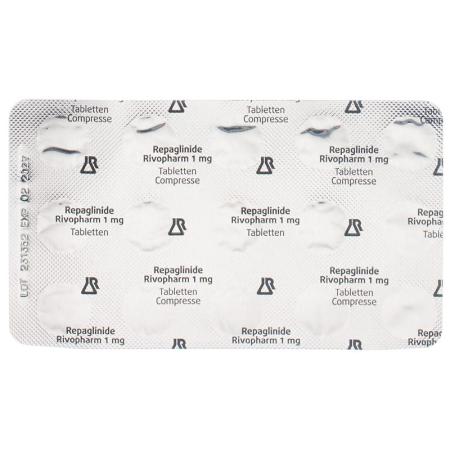 REPAGLINIDE Rivopharm Tabl 1 mg - PrimeCare Global