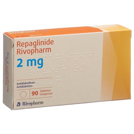 REPAGLINIDE Rivopharm Tabl 2 mg - PrimeCare Global