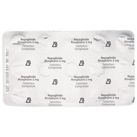 REPAGLINIDE Rivopharm Tabl 2 mg - PrimeCare Global