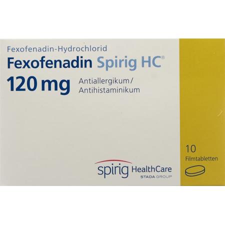FEXOFENADIN Spirig HC Filmtabl 120 mg - PrimeCare Global