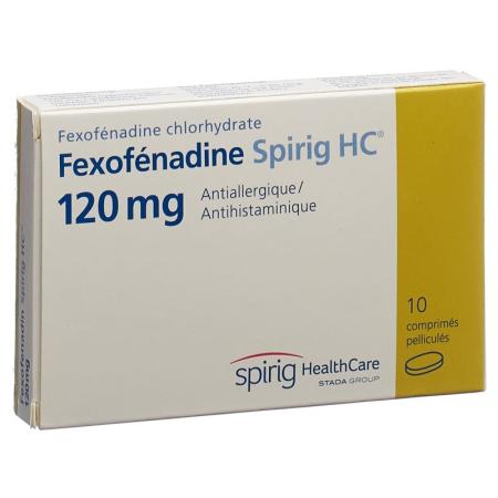 FEXOFENADIN Spirig HC Filmtabl 120 mg - PrimeCare Global