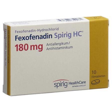 FEXOFENADIN Spirig HC Filmtabl 180 mg - PrimeCare Global