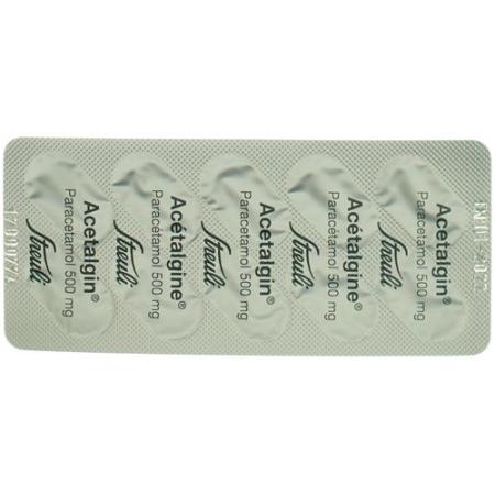 ACETALGIN tablets 500 MG 20 PCS - PrimeCare Global