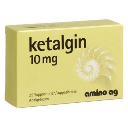 Ketalgin 10 mg 25 Zaepfchen - PrimeCare Global