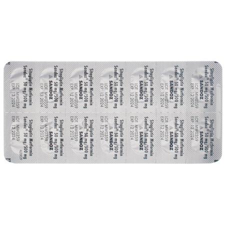 SITAGLIPTIN Metformin Sandoz 50/500mg - PrimeCare Global
