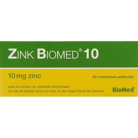 ZINK BIOMED 10 film-coated tablets - PrimeCare Global