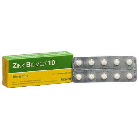 ZINK BIOMED 10 film-coated tablets - PrimeCare Global