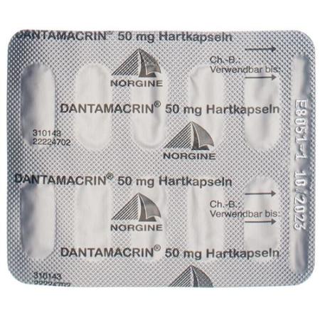 Dantamacrin Kaps 50 mg 50 pcs - PrimeCare Global