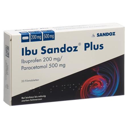 IBU Sandoz Plus Filmtabl 200 mg/500 mg - PrimeCare Global