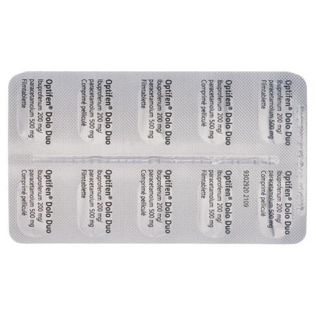 OPTIFEN Dolo Duo Filmtabl 500 mg/200 mg - PrimeCare Global