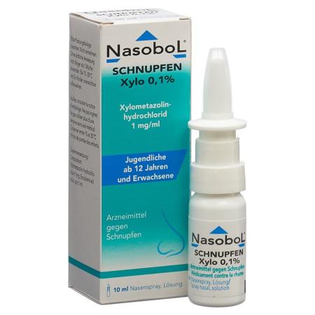 NASOBOL Schnupfen Xylo Nasenspray 0.1 % - PrimeCare Global