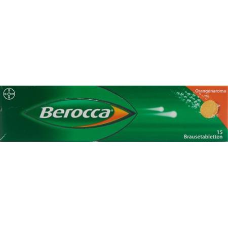 Berocca effervescent tablet orange flavor 15 pcs - PrimeCare Global