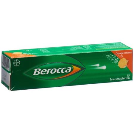 Berocca effervescent tablet orange flavor 15 pcs - PrimeCare Global