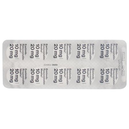 EZETIMIB ROSUVAST Mepha Filmtabl 10mg/20mg - PrimeCare Global