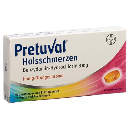 PRETUVAL Halsschmerzen Lutschtabl Honig-Ora - PrimeCare Global