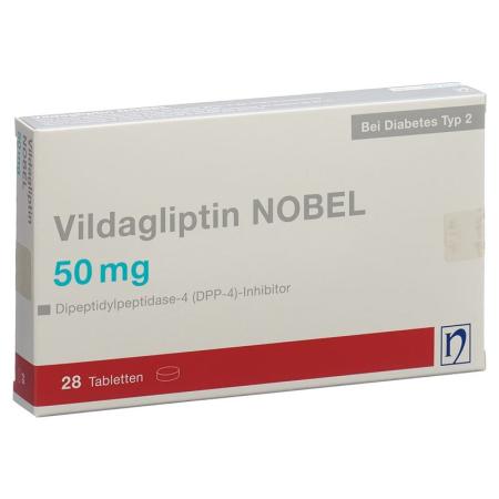 VILDAGLIPTIN NOBEL Tabl 50 mg - PrimeCare Global
