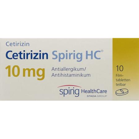 CETIRIZIN Spirig HC Filmtabl 10 mg - PrimeCare Global