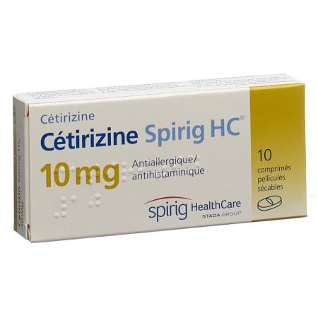 CETIRIZIN Spirig HC Filmtabl 10 mg - PrimeCare Global