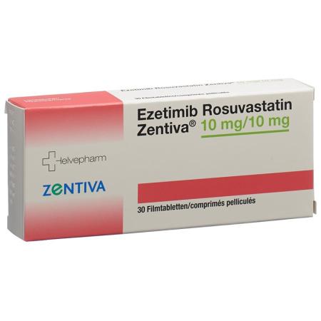 EZETIMIB ROSUVAST Zentiva Filmtabl 10/10 mg - PrimeCare Global