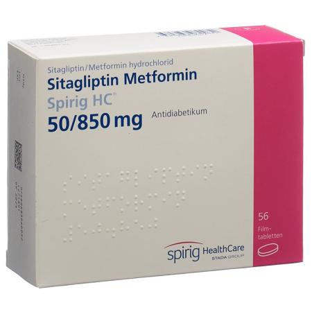 SITAGLIPTIN Metform Spirig HC 50/850mg - PrimeCare Global