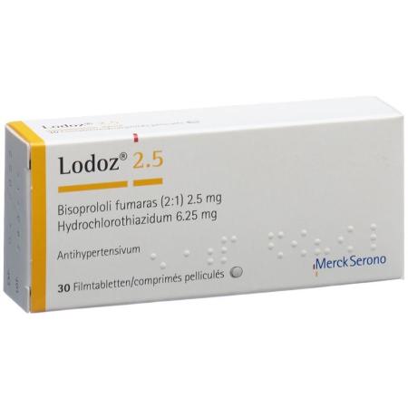 LODOZ 2.5 Filmtabl 2.5/6.25mg - PrimeCare Global
