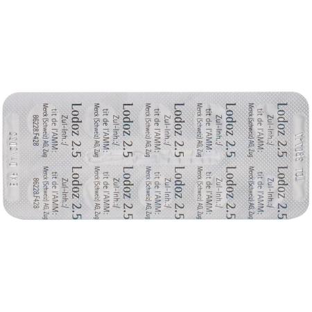 LODOZ 2.5 Filmtabl 2.5/6.25mg - PrimeCare Global