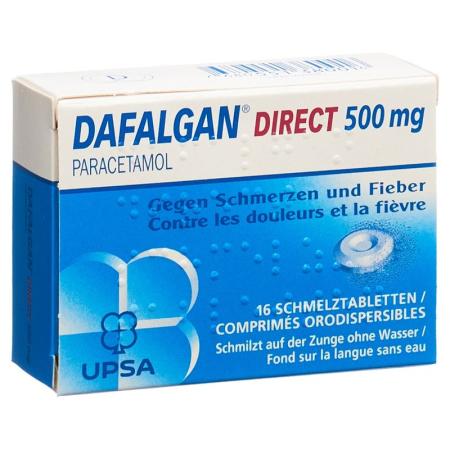 DAFALGAN Direct Schmelztablets 500 mg - PrimeCare Global