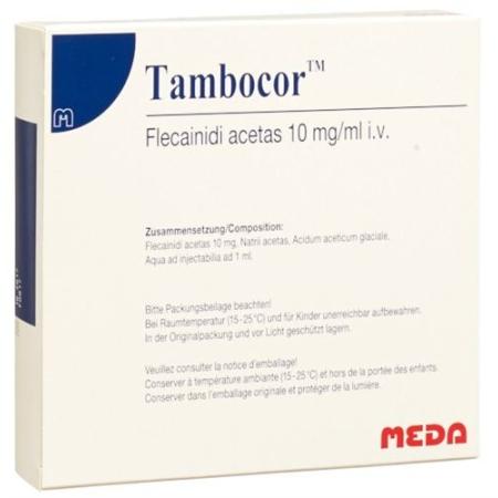 Tambocor Inj Loes 150mg/15ml 5amp 15ml - PrimeCare Global