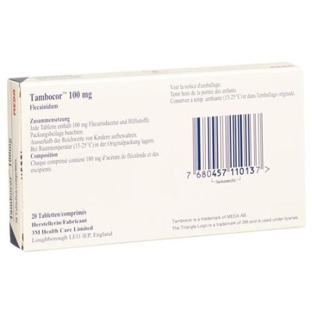 Tambocor Tabl 100 mg 20 pcs - PrimeCare Global